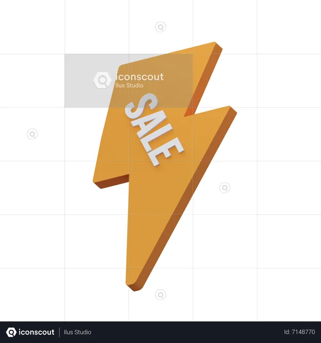 Blitzangebot  3D Icon