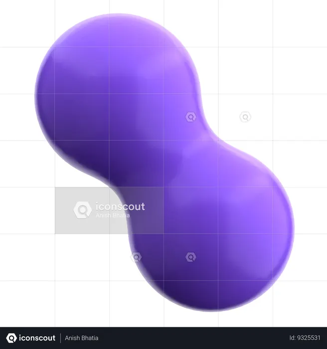 Blob Abstract Shapes  3D Icon