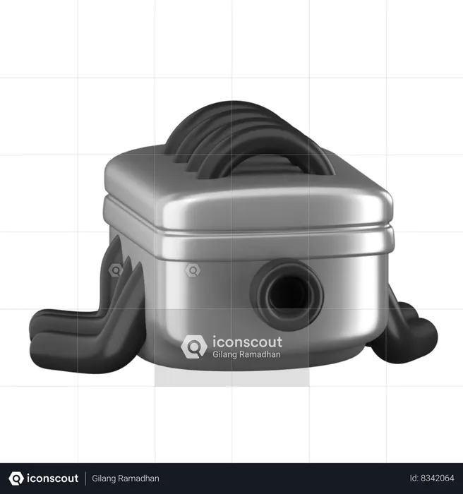 Block Machine  3D Icon