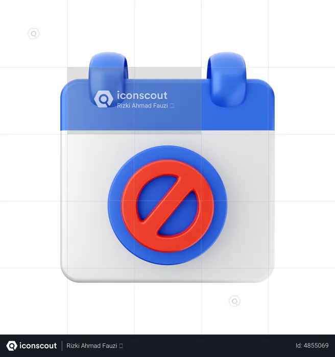 Block Schedule  3D Icon