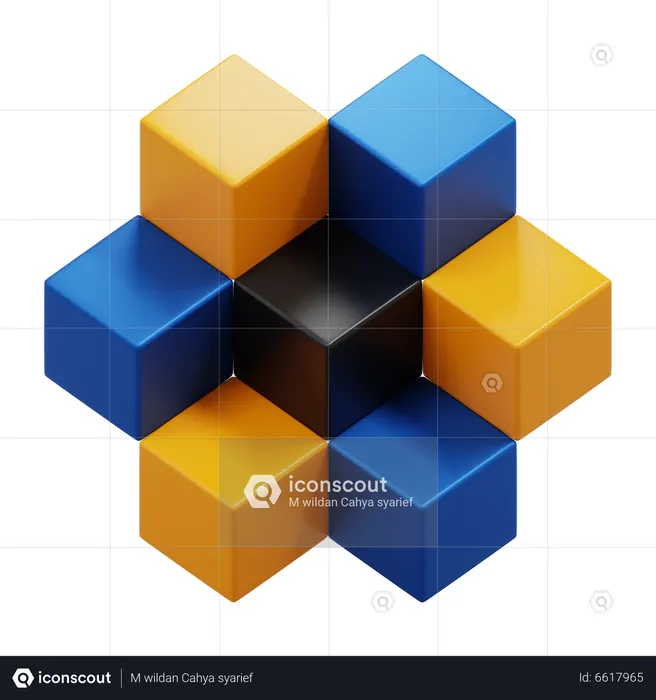 BLOCKCHAIN  3D Icon