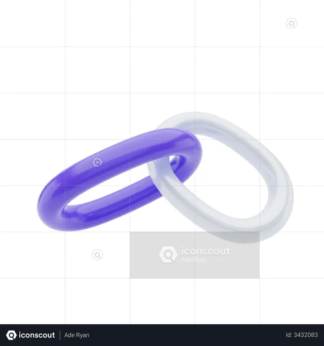 Blockchain  3D Illustration