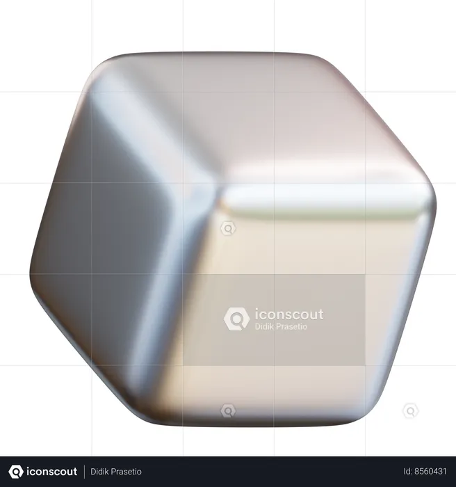 Blocked Square  3D Icon