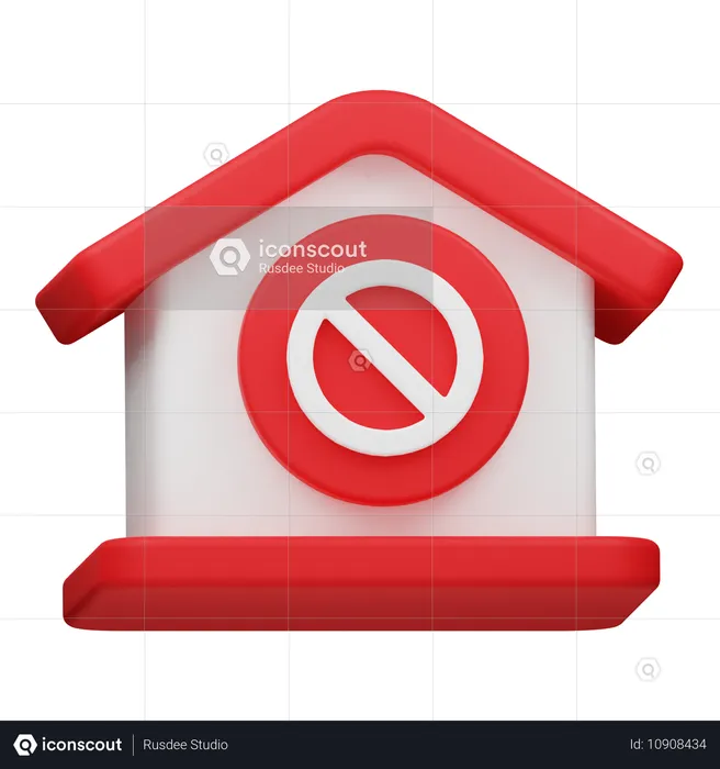 Blockhaus  3D Icon