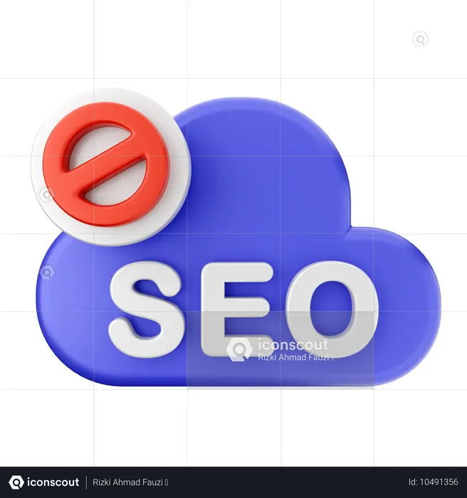 Bloquear seo  3D Icon