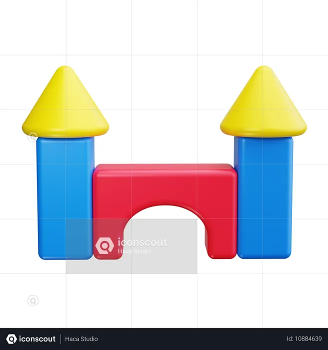 Blocs de construction  3D Icon