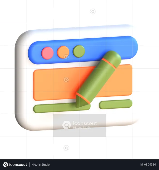 Blog  3D Icon