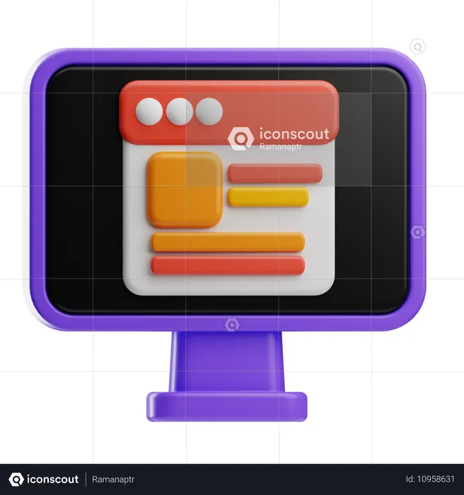 Blog  3D Icon