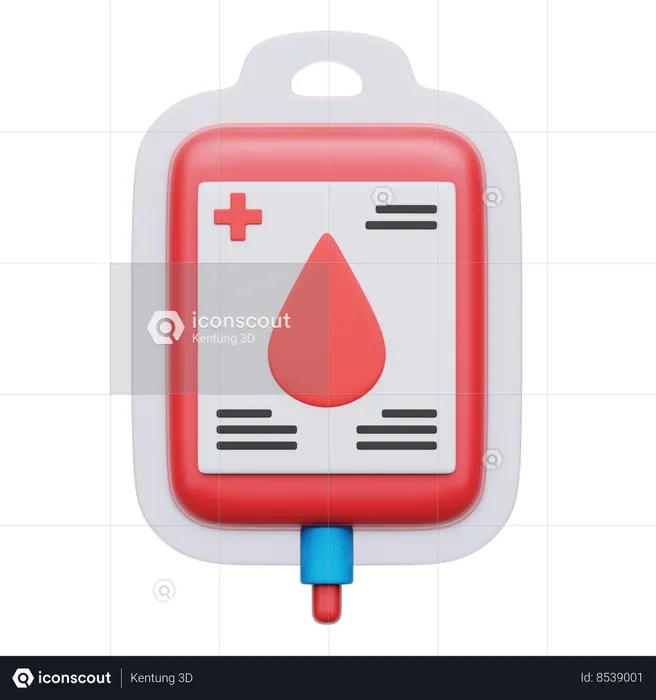 Blood bag  3D Icon