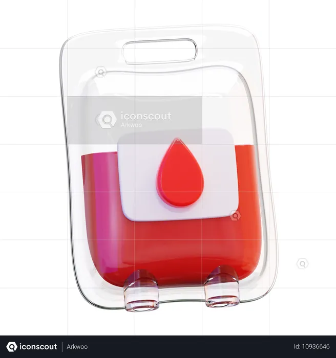 Blood bag  3D Icon