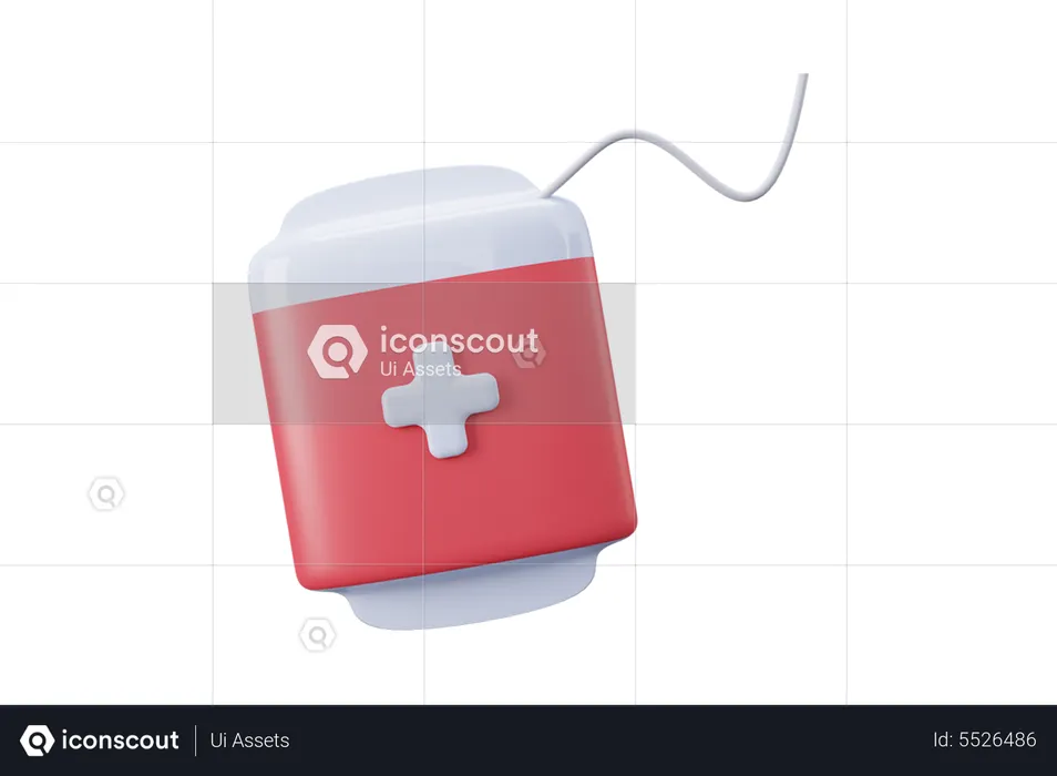 Blood Bag  3D Icon