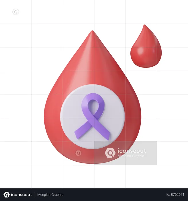 Blood Cancer  3D Icon