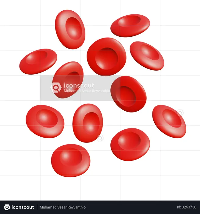 Blood Cells  3D Icon