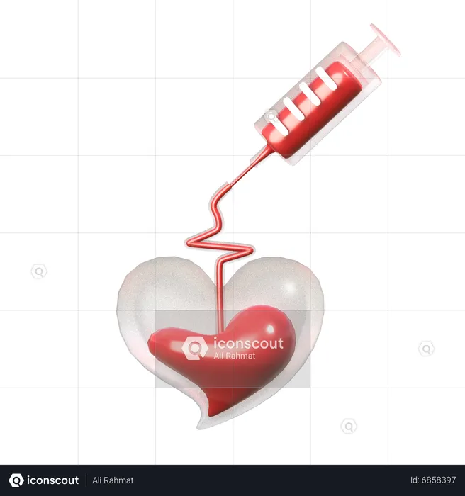 Blood Donation  3D Icon