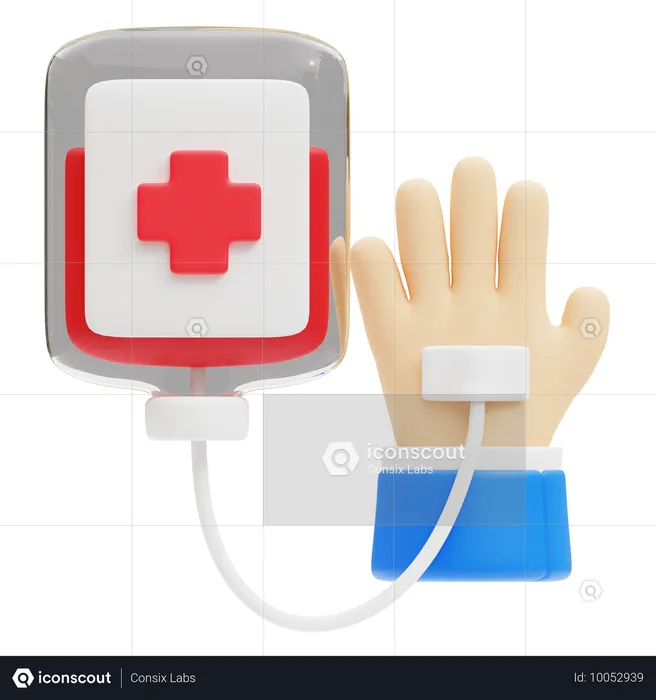 Blood Donation  3D Icon