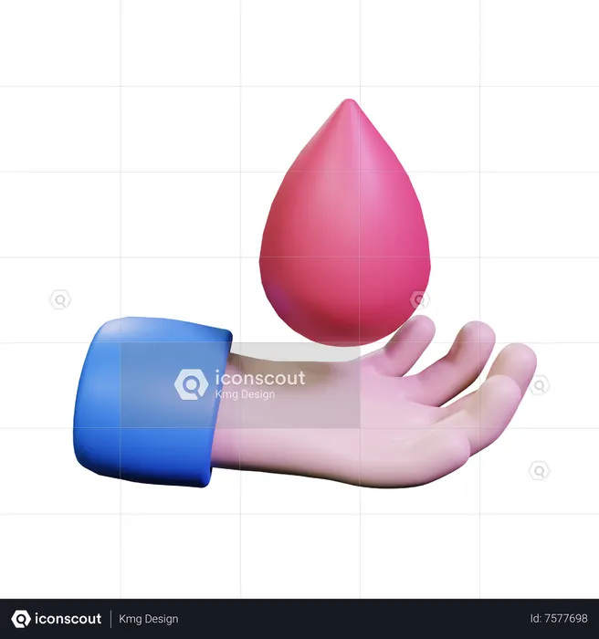 Blood Donation  3D Icon