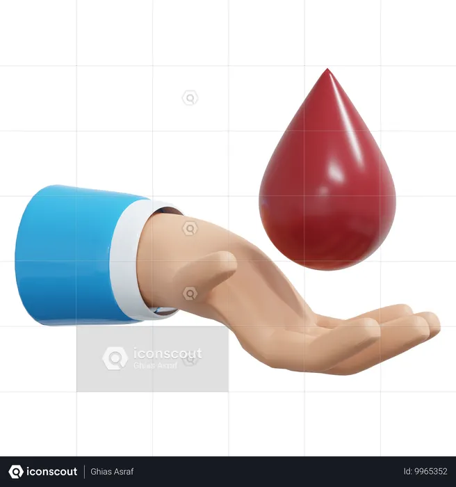 Blood Donation  3D Icon