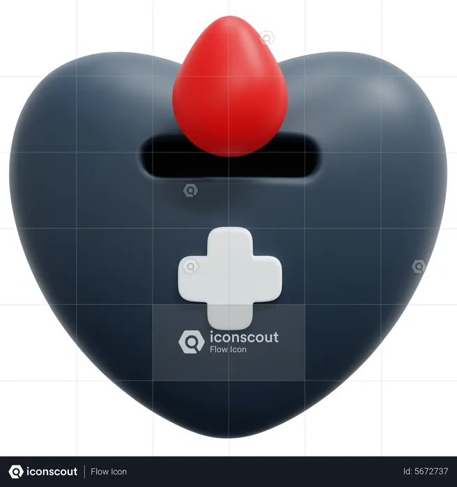 Blood Donation  3D Icon