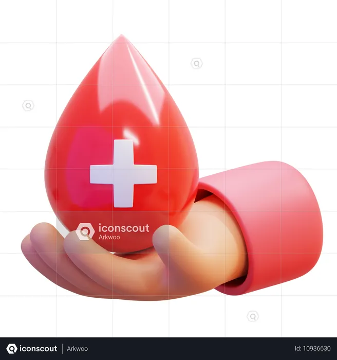 Blood donation  3D Icon