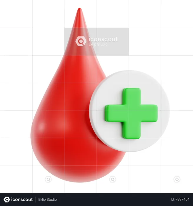 Blood Donation  3D Icon