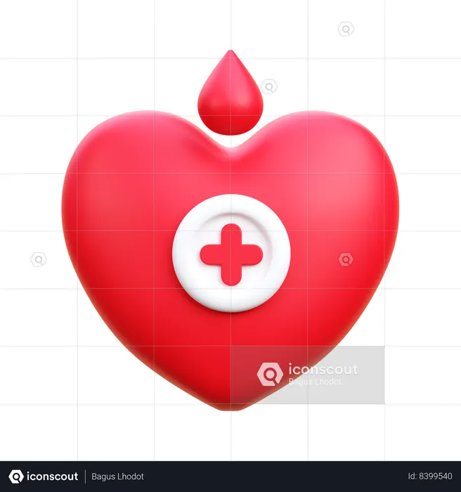 Blood Donation  3D Icon