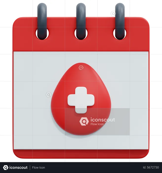Blood Donation Day  3D Icon