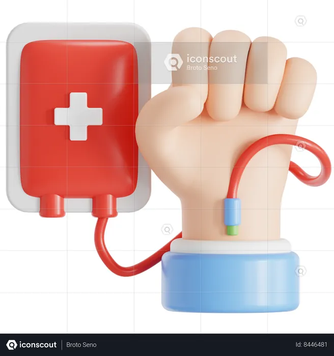 Blood donor  3D Icon