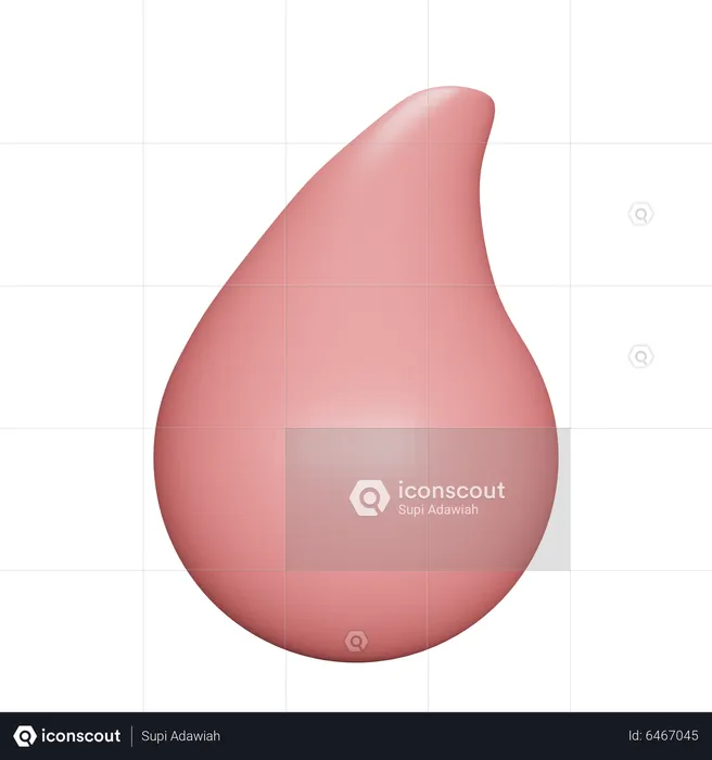 Blood Drop  3D Icon