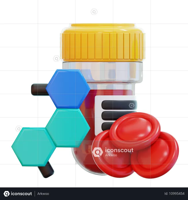 Blood Exam  3D Icon