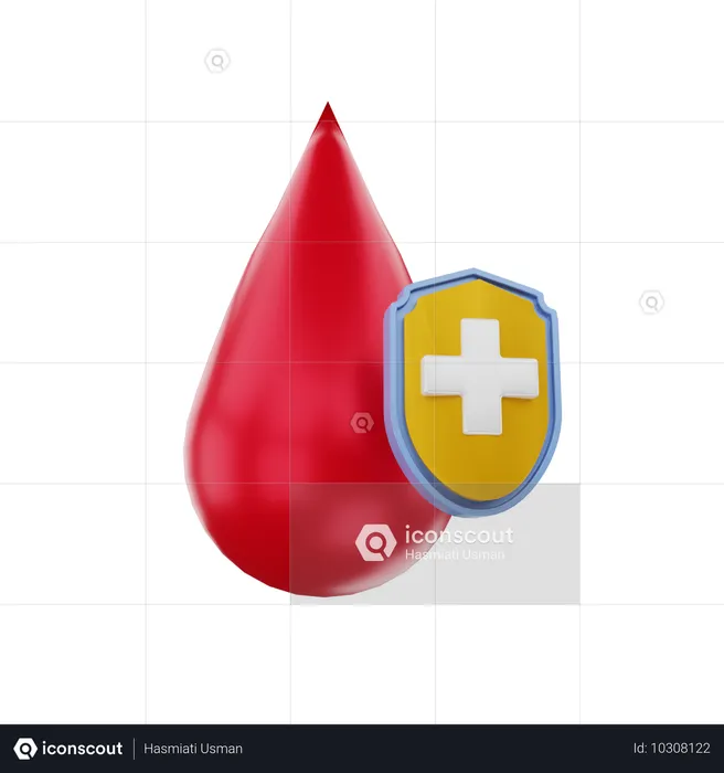 Blood Insurance  3D Icon