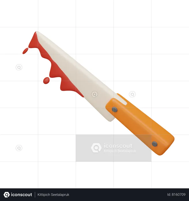 Blood Knife  3D Icon