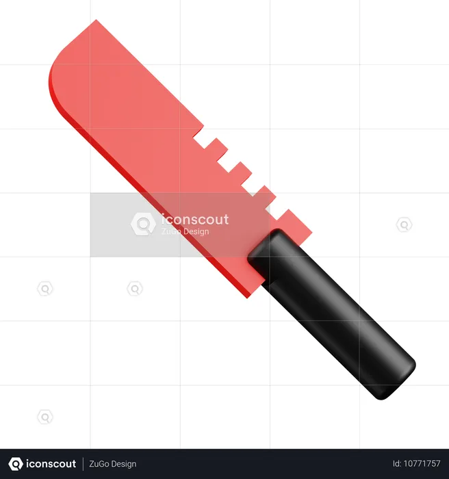 Blood Knife  3D Icon