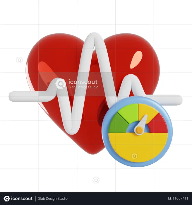 Blood Preasure  3D Icon