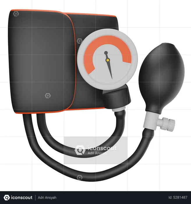 Blood Pressure  3D Icon