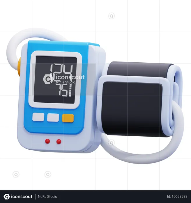 Blood pressure monitor  3D Icon