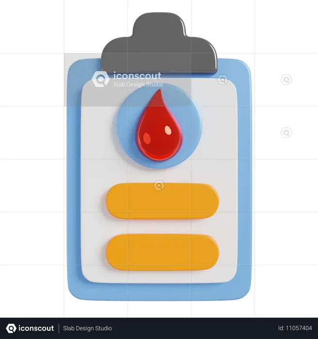 Blood Screening  3D Icon