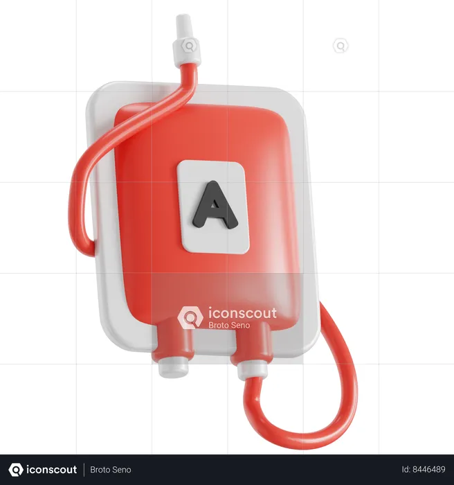 Blood transfusion  3D Icon