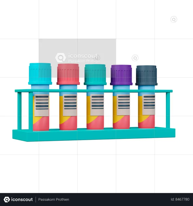 Blood Tubes  3D Icon