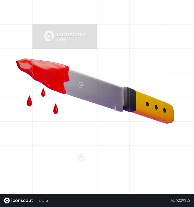 Bloody Knife  3D Icon