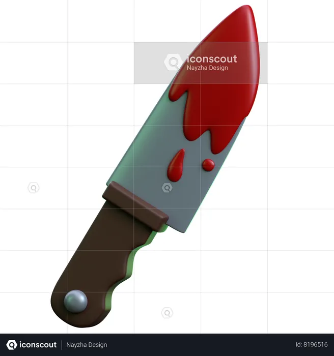 Bloody Knife  3D Icon