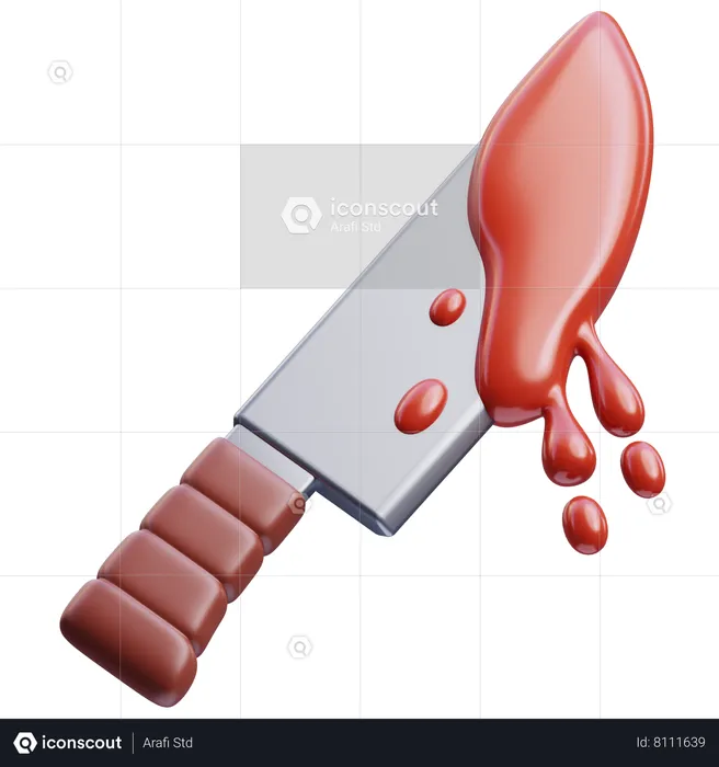 Bloody Knife  3D Icon