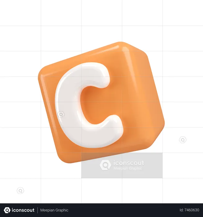 Bloque de alfabeto  3D Icon