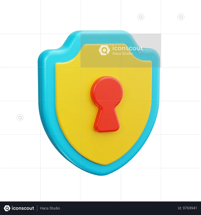 Bloqueo del sitio web  3D Icon