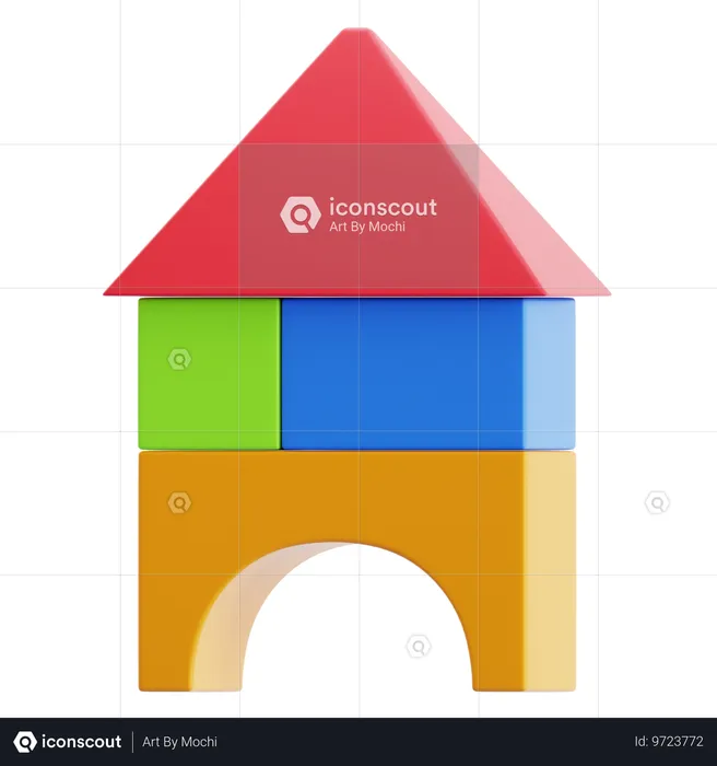 Bloques  3D Icon