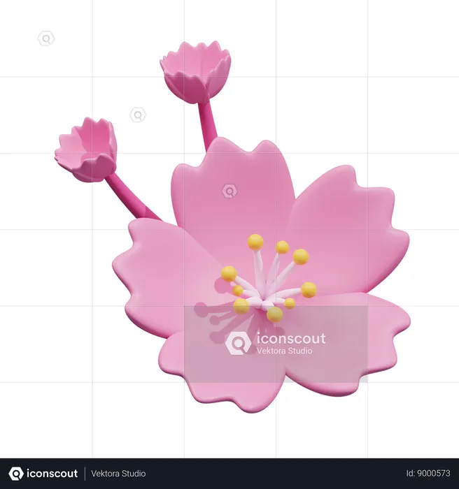 Blossom  3D Icon