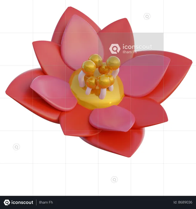 Blossom Flower  3D Icon