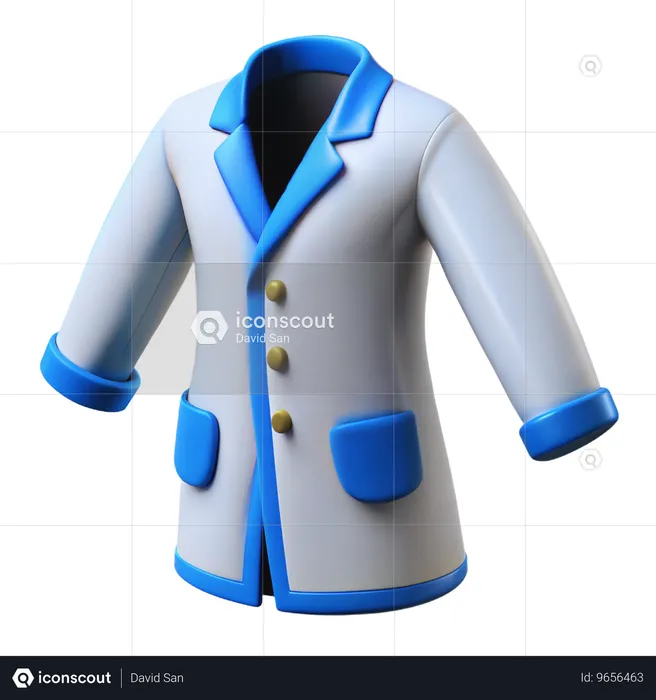 Blouse de laboratoire  3D Icon