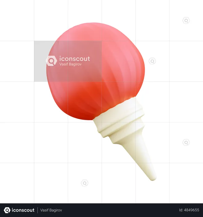 Blowing Balloon Toner  3D Icon