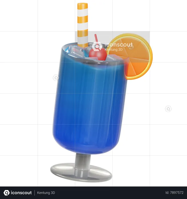Cocktail Drink  3D Icon