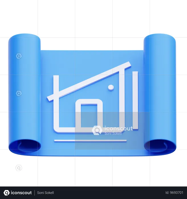 Blueprint  3D Icon